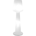 Lampadaire ext�rieur sans fil austral blanc polypropyl�ne h110cm