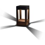 Lampadaire dexterieur led noir lampe de jardin, lampadaire ext�rieur, borne eclairage exterieur de chemin ...
