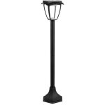 2894 vt - 984 lampadaire d'extrieur solaire led 2. 00 w noir (mat) - v - tac