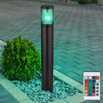 Lampadaire clairage extrieur borne lumineuse fume lampadaire de jardin extrieur, tlcommande dimmable, ...