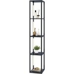 Lampadaire étagères 4 niveaux, avec 3 luminosités réglable & poteaux led rotatifs, style moderne, 29 ... Lampadaire étagères 4 niveaux, avec 3 luminosités réglable & poteaux led rotatifs, style moderne, 29 ...