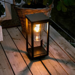 Lampadaire ext�rieur �clairage de jardin alu lanterne r�tro cour balcon terrasse d�coration lampe de ...