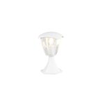 Lampadaire d'extrieur, clairage de jardin, clairage de chemin, lanterne en aluminium blanc ip44 h ...