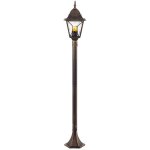 Lampadaire d'ext�rieur janel 120cm or noir 1x a60, e27, 60w, adapt� aux lampes normales (non incluses) ...
