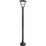 Lampe d'extrieur, lampadaire, lampadaire, jardin, borne extrieure en aluminium, plastique moul sous ...