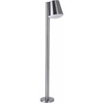 Lampadaire lampadaire d'extrieur lampadaire sur pied lampe de chemin en acier inoxydable, argent ip44, ...