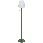 Lampadaire d'ext�rieur led rechargeable usb base acier vert d 18 x l 105. 5 cm atmosphera