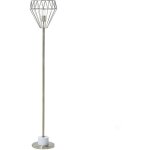 Lampadaire filaire type cage couleur bronze en mtal idal pour ampoule filament e27 max 60w clairage ...