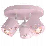 Lampadaire fille lustre led e27 rose