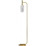 Lampadaire d'int�rieur lampadaire sur pied salon lampe sur pied avec abat - jour en verre textur� interrupteur ...