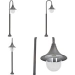 Lampadaire de jardin e27 120 cm aluminium bronze - lampadaire de jardin - clairage extrieur - luminaire ...