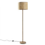 Lampadaire keiko mtal imitation bois, hauteur 161 cm