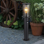 Lampadaire, éclairage de chemin, lampe de jardin, lampe d'extérieur, métal, noir, verre, fumée, détecteur ... Lampadaire, éclairage de chemin, lampe de jardin, lampe d'extérieur, métal, noir, verre, fumée, détecteur ...