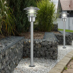 Lampadaire, lampe d'extrieur, lampe de terrasse, clairage de jardin, lanterne, lampadaire, mtal, acier ...