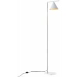 Helloshop26 - lampadaire lampe lumi�re luminaire � abat - jour conique e27 hauteur 160 cm blanc