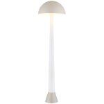 Lampadaire, lampe sur pied, lampe de bureau, m�tal, finition mate couleur sable, avec interrupteur au ...