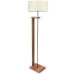 Wellhome - lampadaire largeur 150 cm abat - jour crme, type e27 max 60 w, collection victoria, douille ...