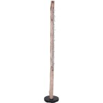 Etc - shop ? lampadaire led en bois naturel avec cristaux acryliques ? 1350 lumens blanc chaud ? hauteur ...