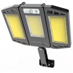 Lampadaire led cob avec panneau solaire photovoltaïque et capteur de mouvement 30 w Lampadaire led cob avec panneau solaire photovoltaïque et capteur de mouvement 30 w