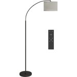 Lampadaire led dimmable h. 180 cm avec tlcommande abat - jour rglable 11 temprature couleurs et niveaux ...