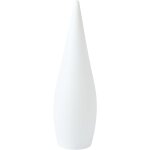 Lampadaire led ext�rieur mati�re synth�tique �tanche ip54 avec t�l�commande blanc vuletas