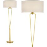 Lampadaire led laiton culot e27 trio - paris ii 44393509 44393509 44393509 44393509 44393509 44393509 ...