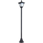 Lampadaire led solaire cameo noir