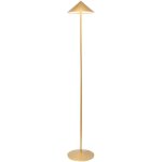 Lampadaire led zafferano pina xxl dor, rechargeable, 6w ip65, variateur tactile, tte magntique, pour ...