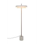 Lampadaire liseuse gris chaud variateur tactile led h 138 cm