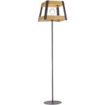 Leuchten direkt - lampadaire r�tro salon salle � manger plafonnier en bois lampe sur pied noir leuchtendirekt ...