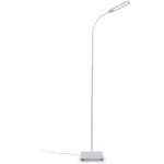 Lampadaire salon blanc led 6, 5w luminosit� r�glable flexible fonction touch, lampadaire moderne chambre ...