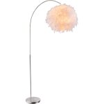 Lampadaire - katunga - blanc - plastique m�tal - lampe - globo
