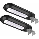 Lampadaire solaire 18 led, lampe solaire extrieure 180 grand angle reglable avec dtecteur de mouvement ...