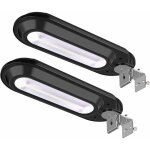 Lampadaire solaire 18 led, lampe solaire ext�rieure 180� grand angle reglable avec d�tecteur de mouvement ...