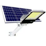 Lampadaire solaire 3000 lumens 300w 6000k extrieur 1795 leds lampadaire solaire  led - jandei