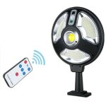 Lampadaire solaire avec dtecteur de mouvement et tlcommande 120 led 1288b
