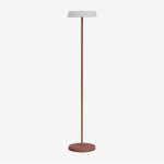 Lampadaire solaire d'ext�rieur sans fil � led ulenia sklum rouge tuile