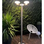 Lampadaire solaire led alto 3000 - hauteur 2m - t�l�commandable - 300 � 3000 lumens
