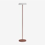 Lampadaire solaire led sans fil ulenia sklum rouge tuile