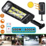 Lampadaire solaire led solar led lamp 500w / 6000k