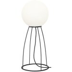 Lampadaire star trading mallorca, lampadaire, dcoration, noir, blanc, e27, extrieur, ip65, 70 cm