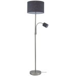 Lampadaire tissu 'jaileen' en m�tal pour salon & salle � manger