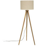 Lampadaire trépied bois olga atmosphera Lampadaire trépied bois olga atmosphera