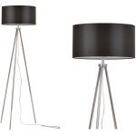 Lampadaire, tr�pied, chrome, abat - jour, 40 cm