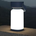 Lampe d'appoint bleue led sans fil rechargeable pour lampe de chevet, lampe de lecture ou veilleuse [classe ...