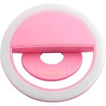 Lampe d'appoint tricolore pour t�l�phone portable - alimentation usb - id�ale pour les selfies, les diffusions ...