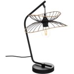 Atmosphera - lampe arc alara en mtal noire