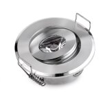 Lampe d'armoire de haute qualit 3w mini projecteur led argent bross haute puissance