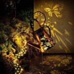 Lampe arrosoir solaire, arrosoir solaire avec guirlande, lampes solaires extrieures en mtal impermable ...