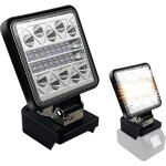 Lampe  batterie pour batterie makita18 v - outil - lampe de chantier - lampe de poche - projecteur  ...